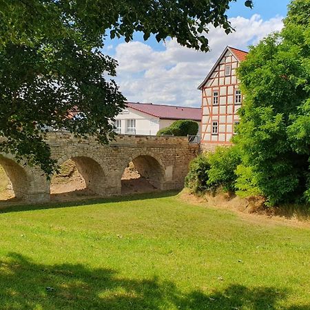 Ferienwohnung an der Schloßruine Herbsleben Exterior foto